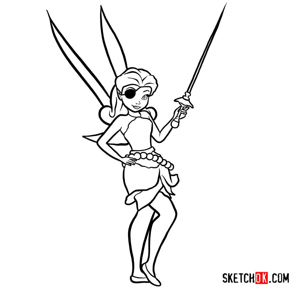 pixie hollow fawn coloring pages