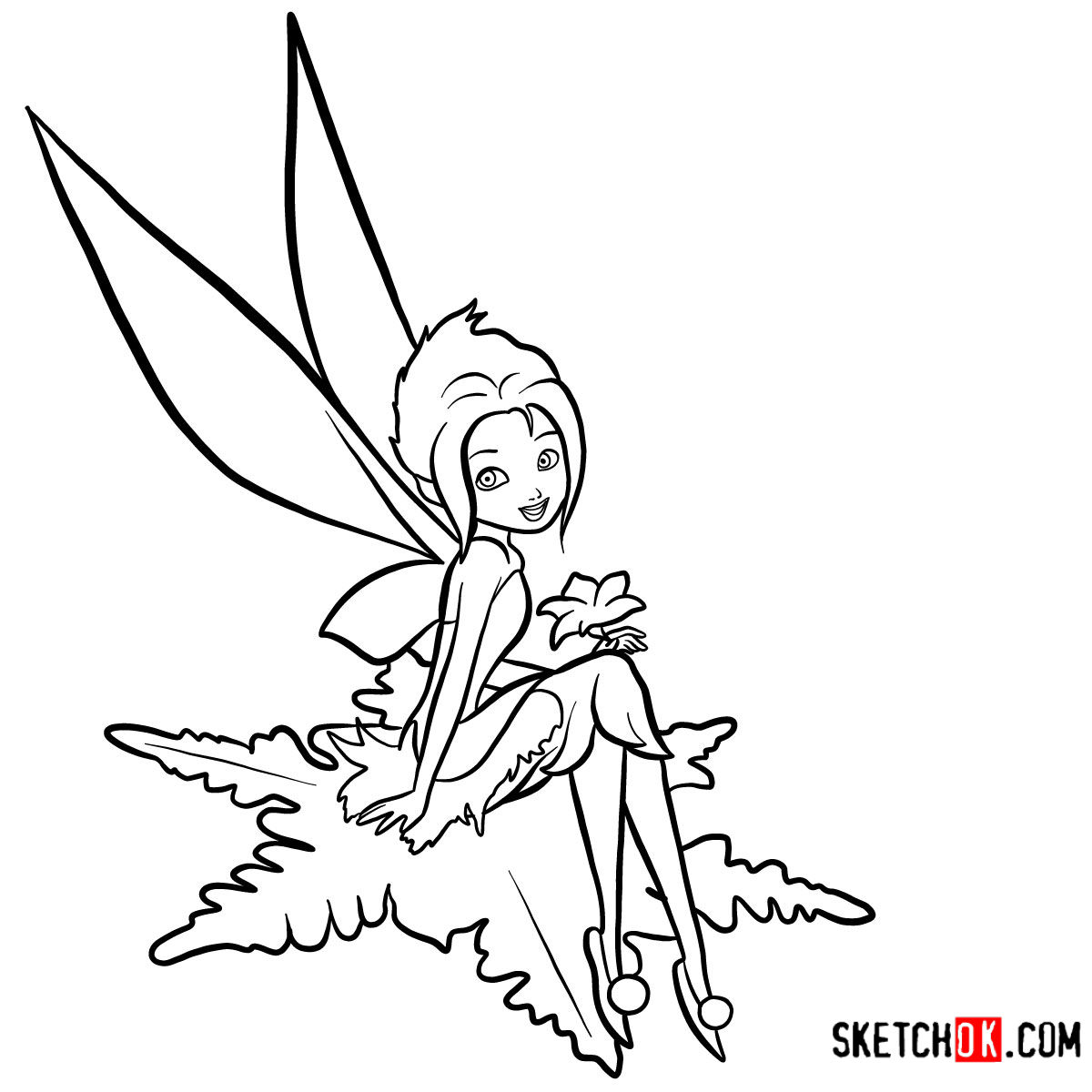 easy drawings of evil fairies