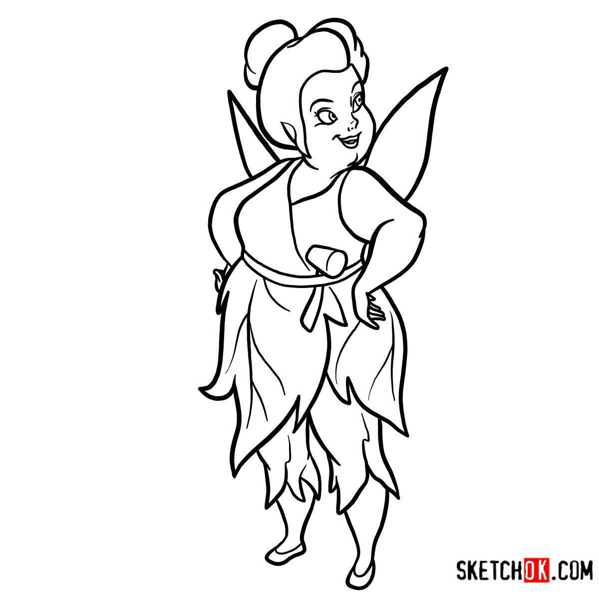 How to Draw Fairy Mary from Disney's Realm: Pixie Pencil Power