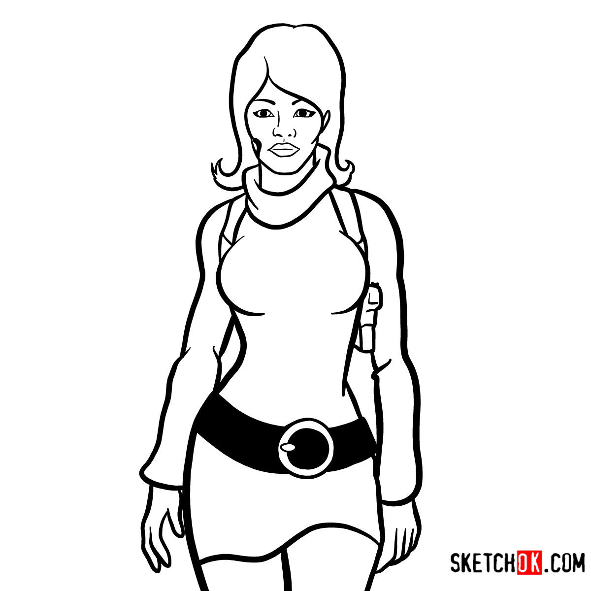 How to draw Lana Kane | Archer