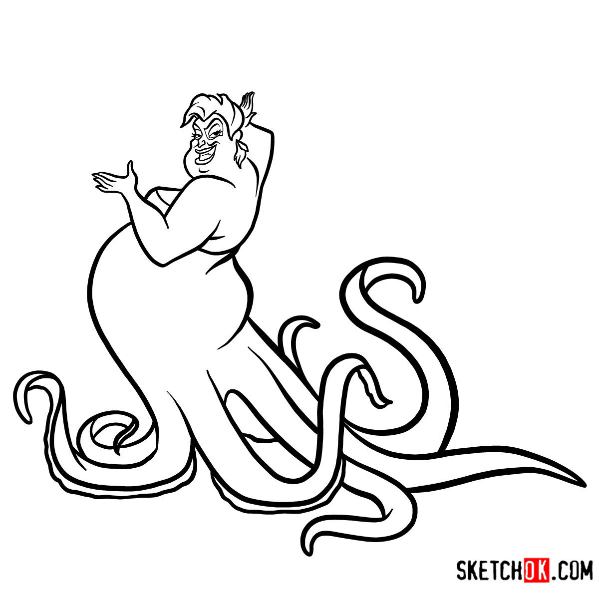 How to draw Ursula