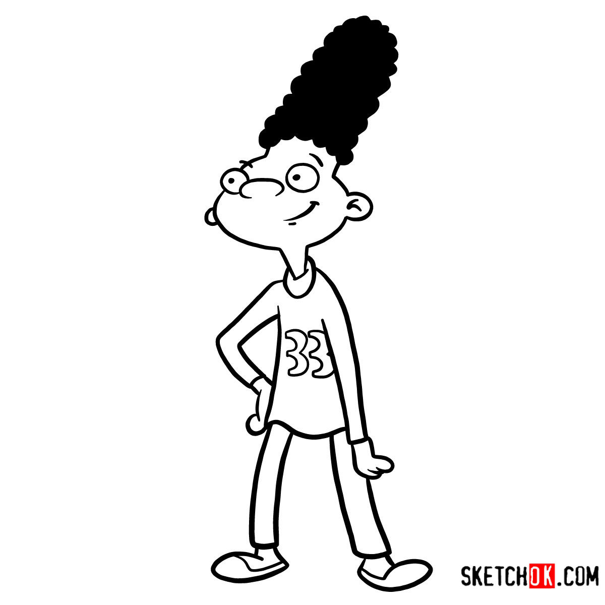 How to draw Gerald | Hey Arnold