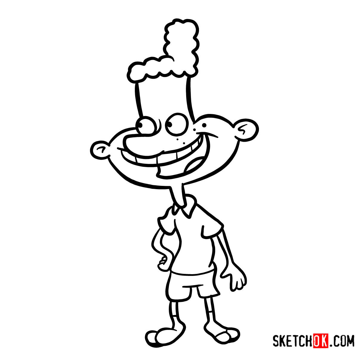 How to draw Eugene | Hey Arnold