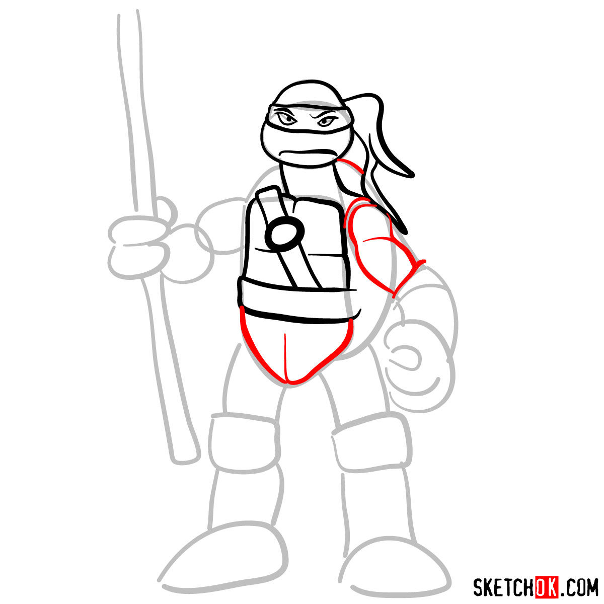 ninja turtles donatello drawing