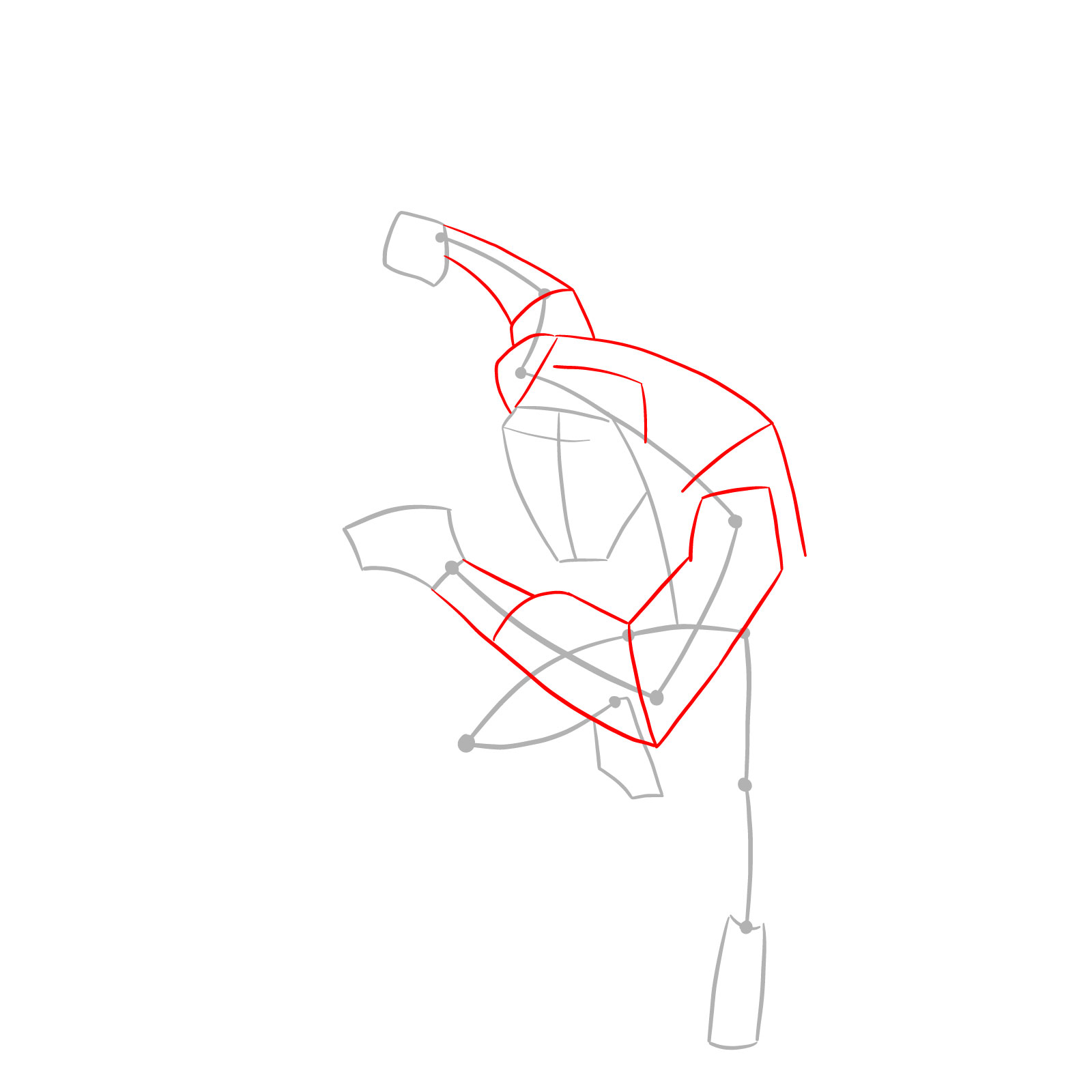 How to draw Donatello (Rise of TMNT) - step 02