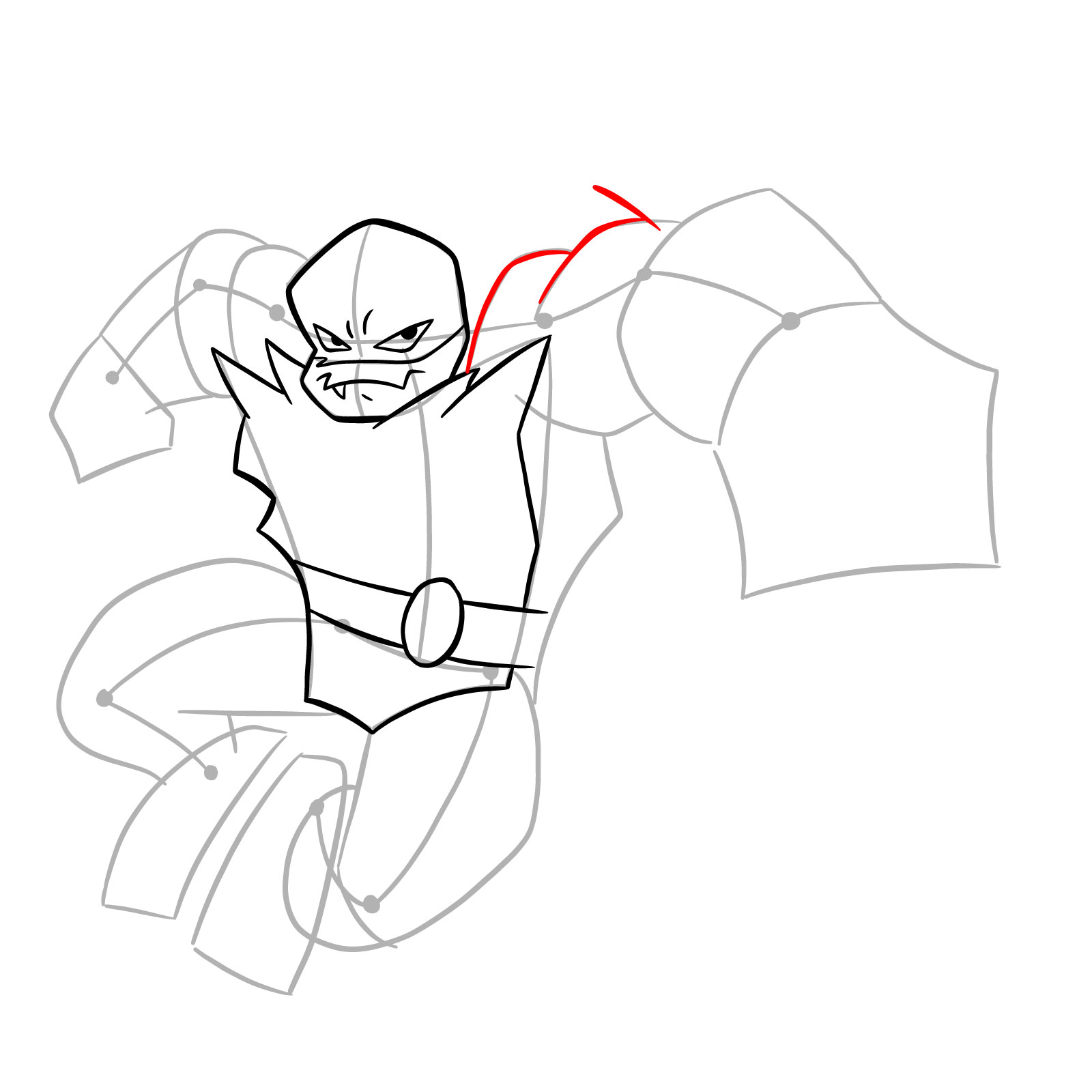 How to draw Raphael (Rise of TMNT) - step 11