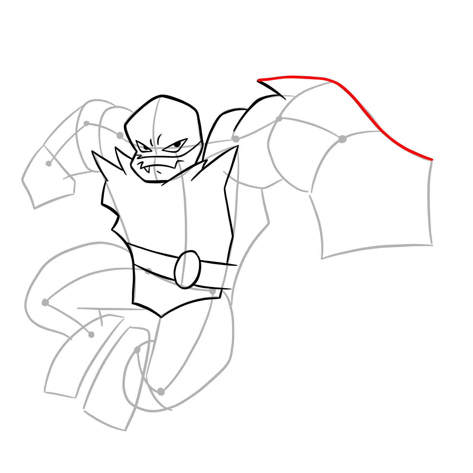 How to draw Raphael (Rise of TMNT) - step 12
