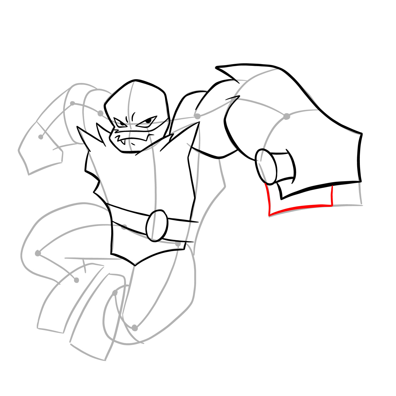 How to draw Raphael (Rise of TMNT) - step 15