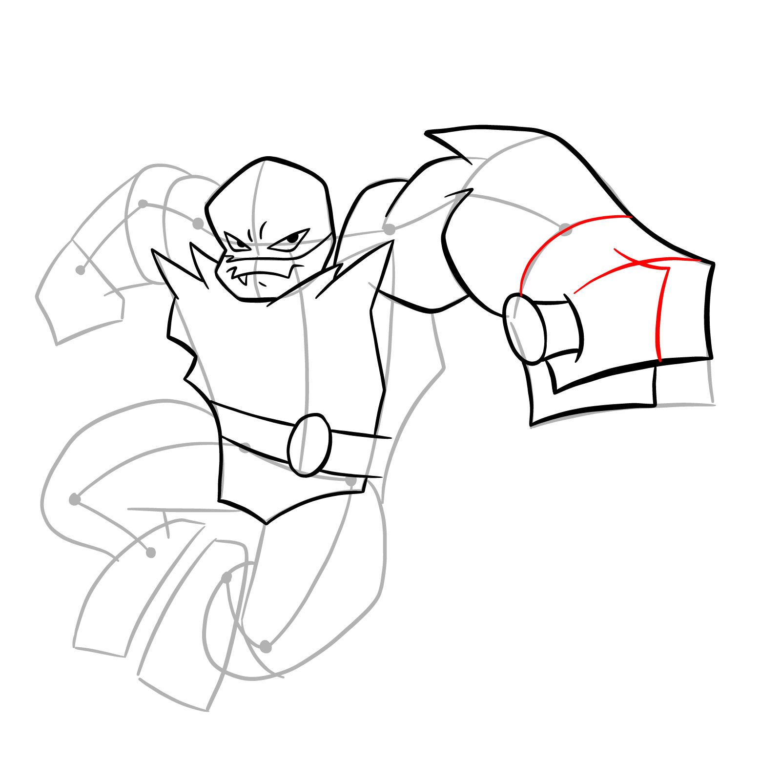How to draw Raphael (Rise of TMNT) - step 16