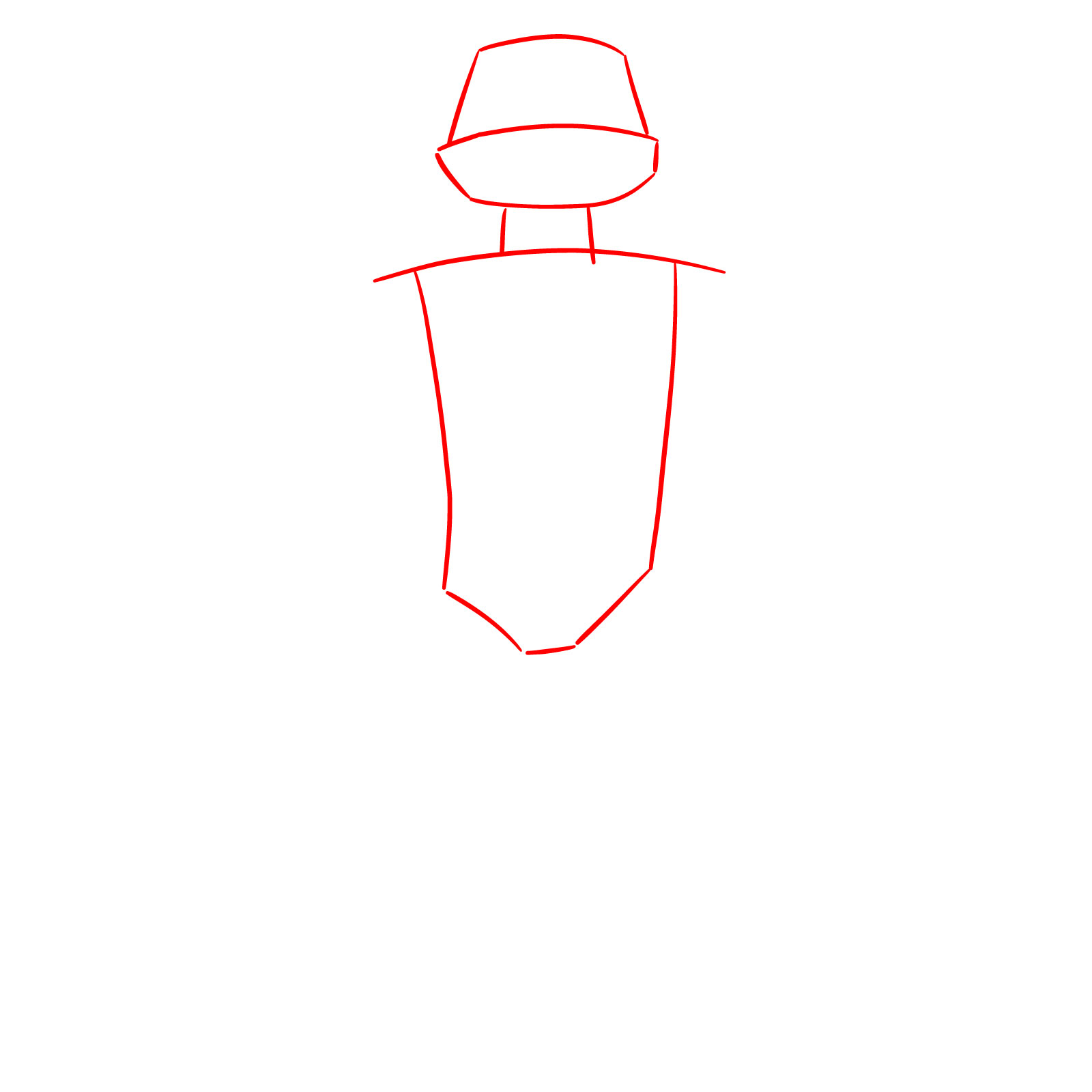 How to draw Leo from the Tales of the TMNT 2024 series - step 01