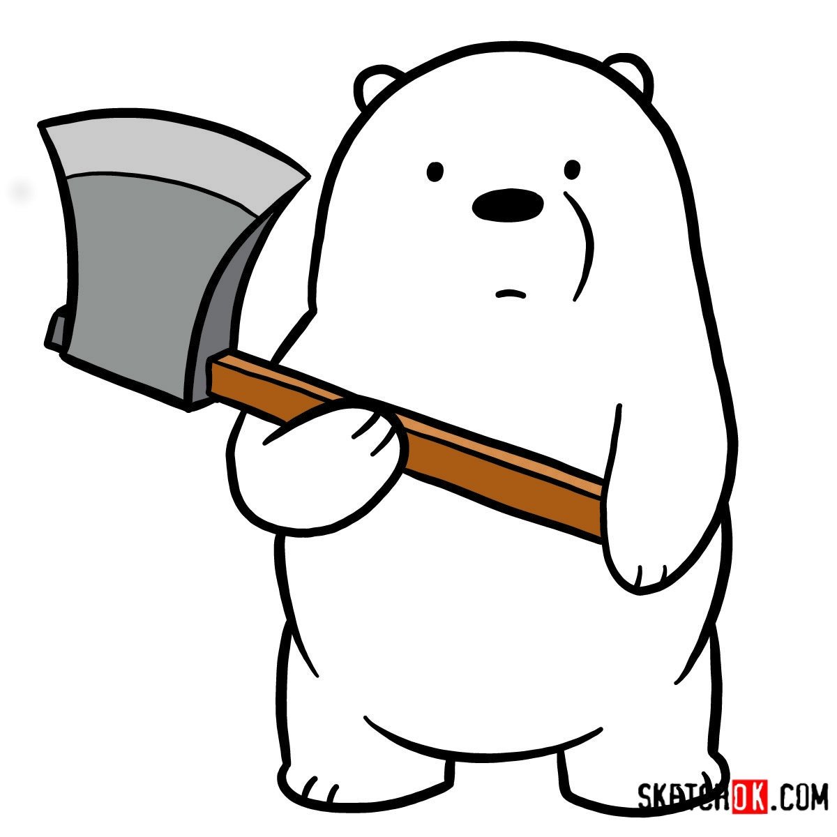 We Bare Bears Coloring Pages | Coloringnori - Coloring Pages for Kids