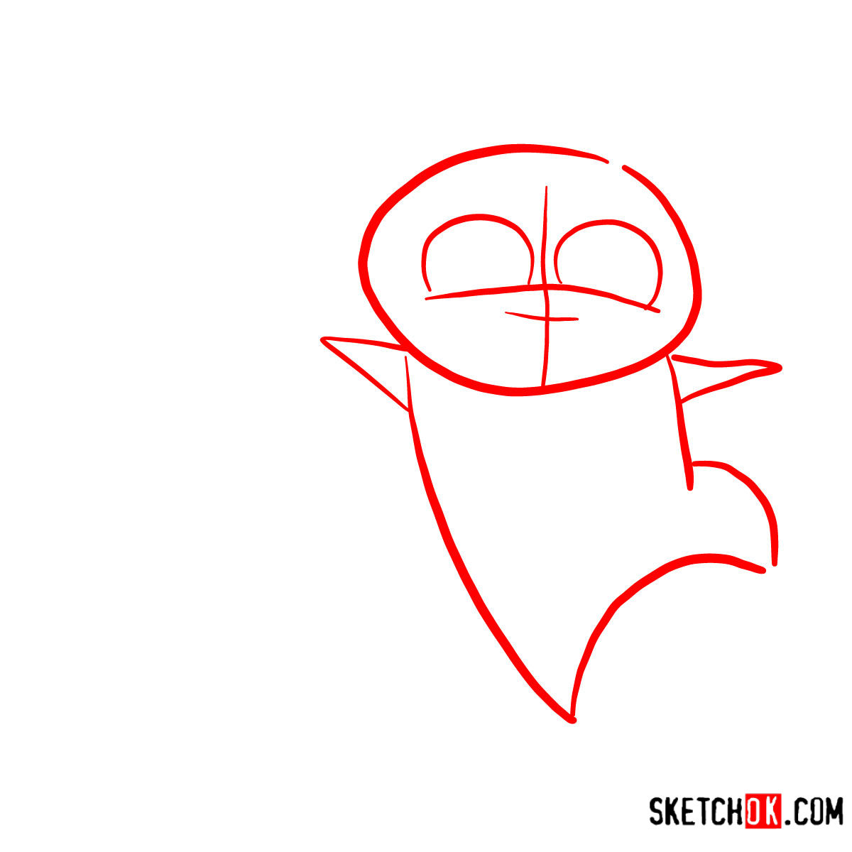 How to draw Mort | Madagascar - step 01