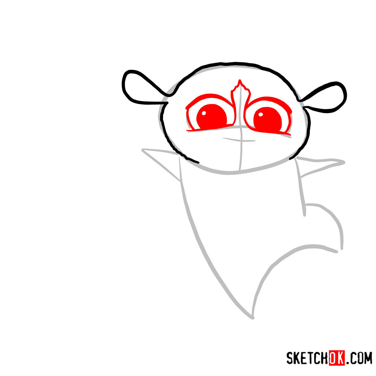 How to draw Mort | Madagascar - step 03