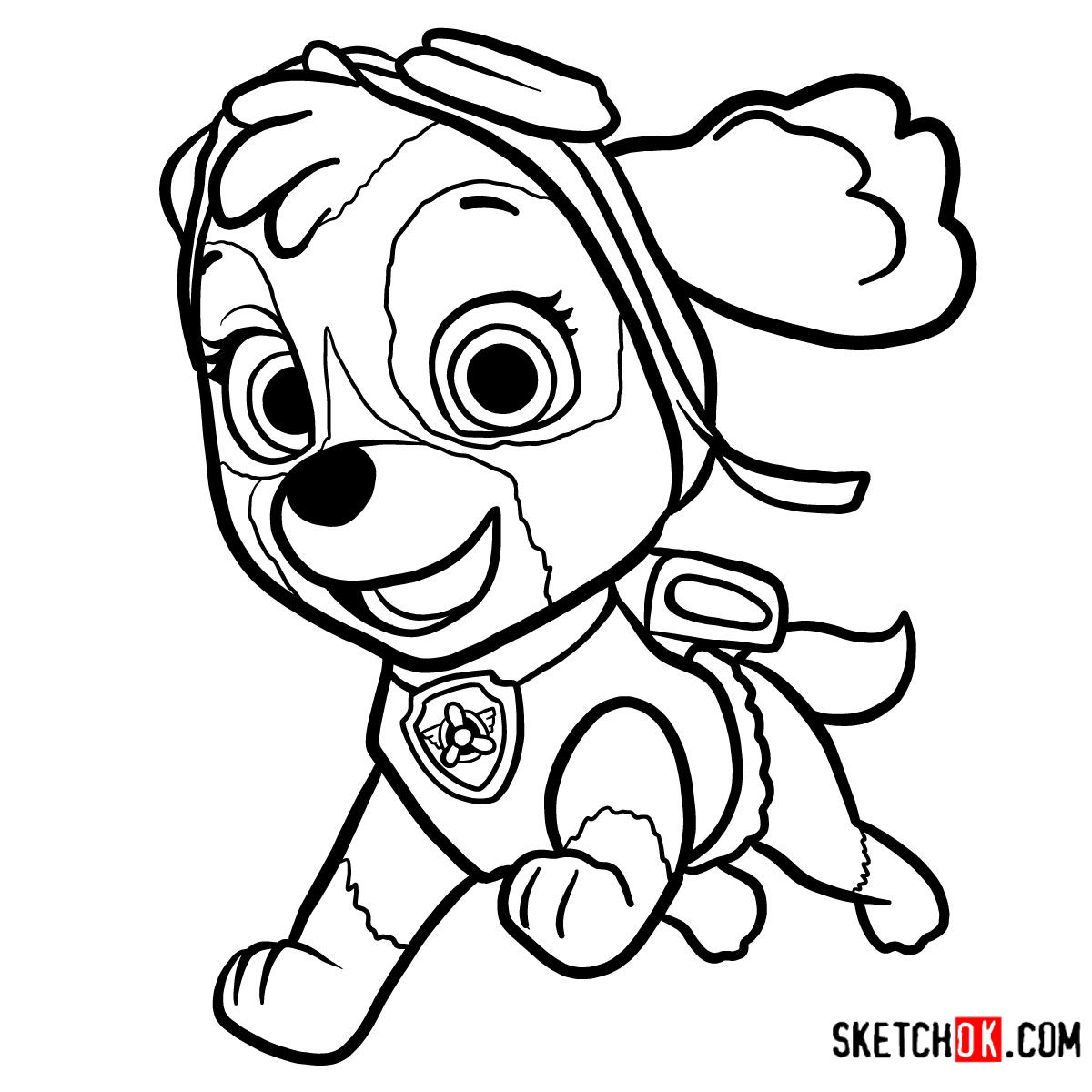 Share 81+ paw patrol drawing for kids 