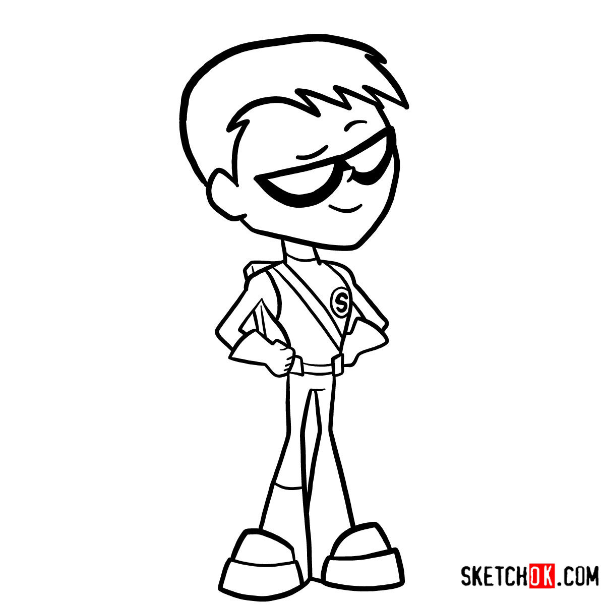 How to draw Speedy chibi | Teen Titans