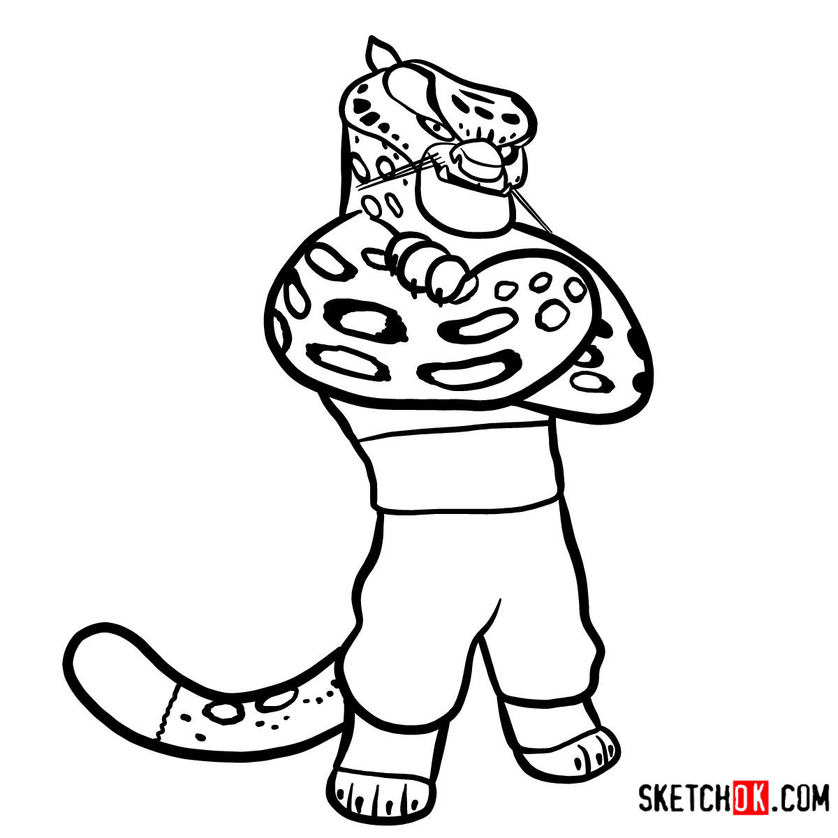 How to draw Tai Lung | Kung Fu Panda