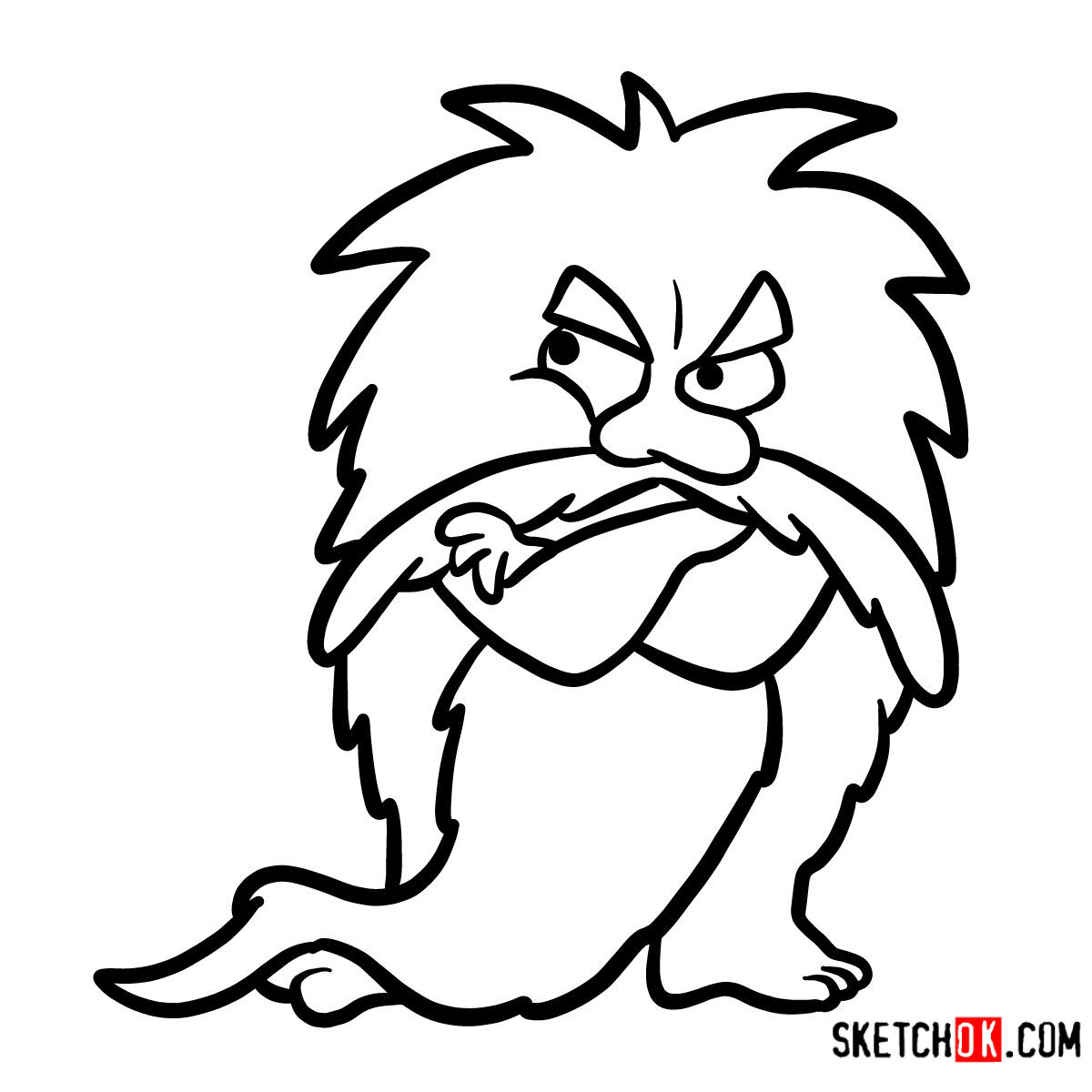 Learn How to Draw the Grumpy Old Troll from Dora the Explorer