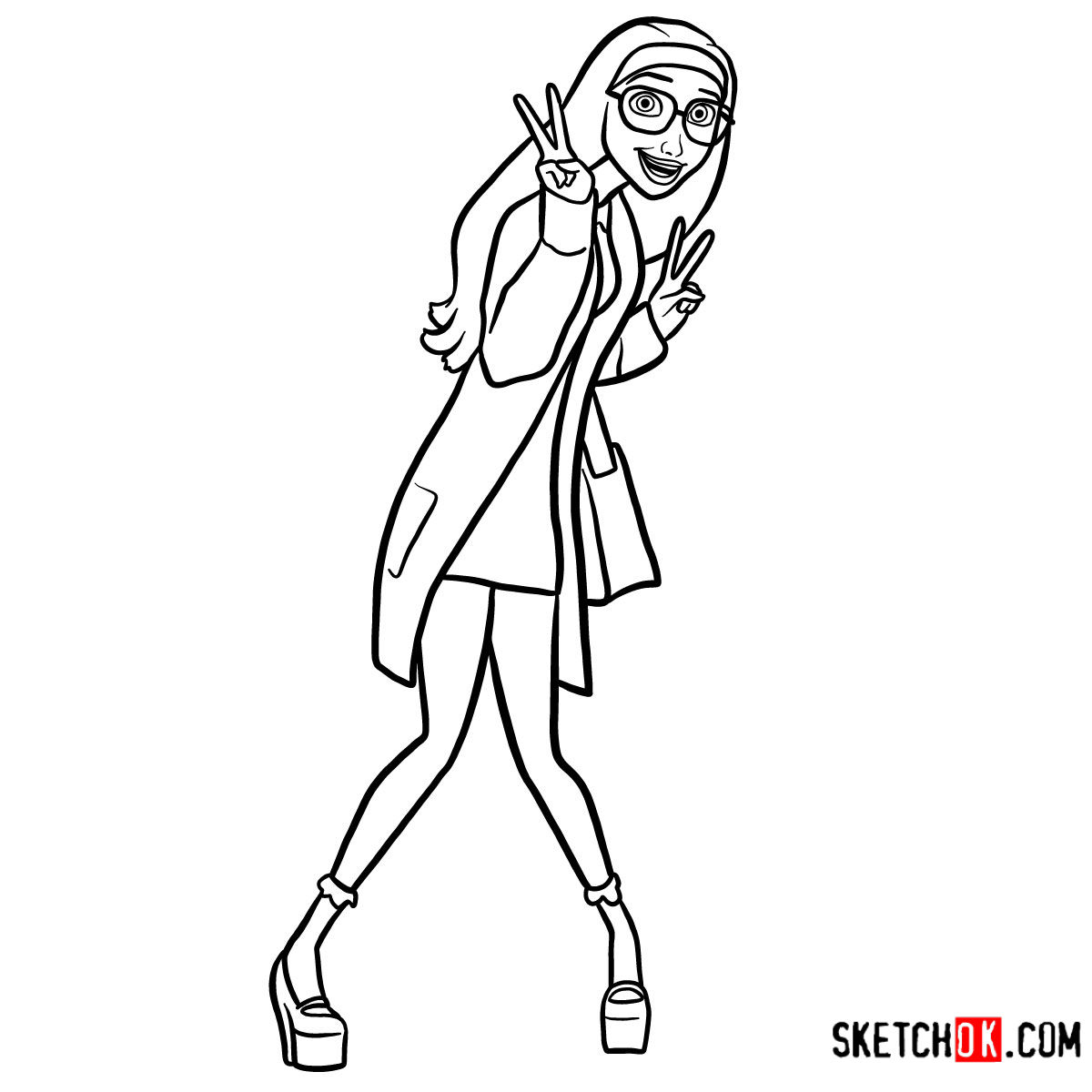 How to draw Honey Lemon