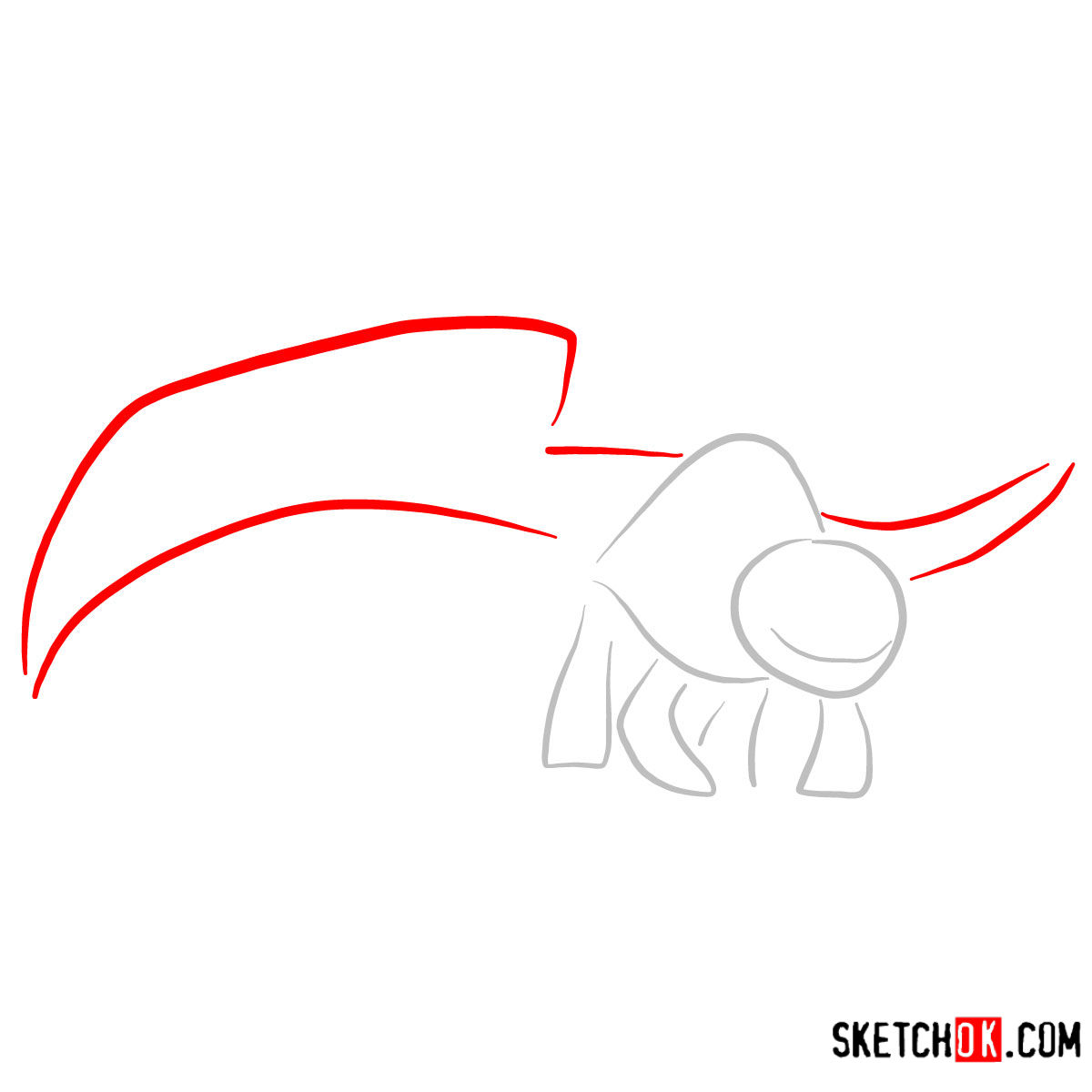 How to draw The Night Fury Dragon | How to Train Your Dragon - step 02