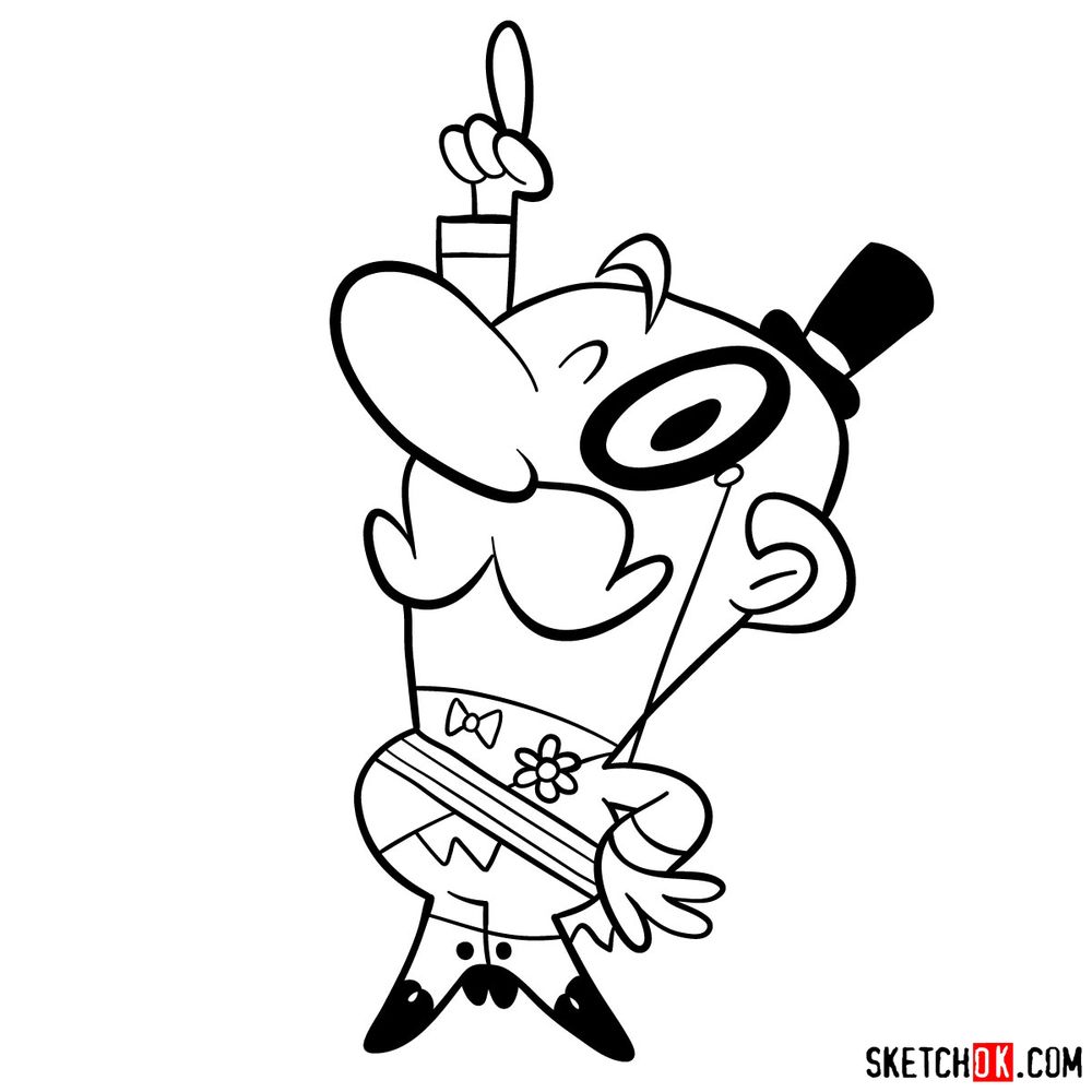 How to draw The Mayor of Townsville - step 15