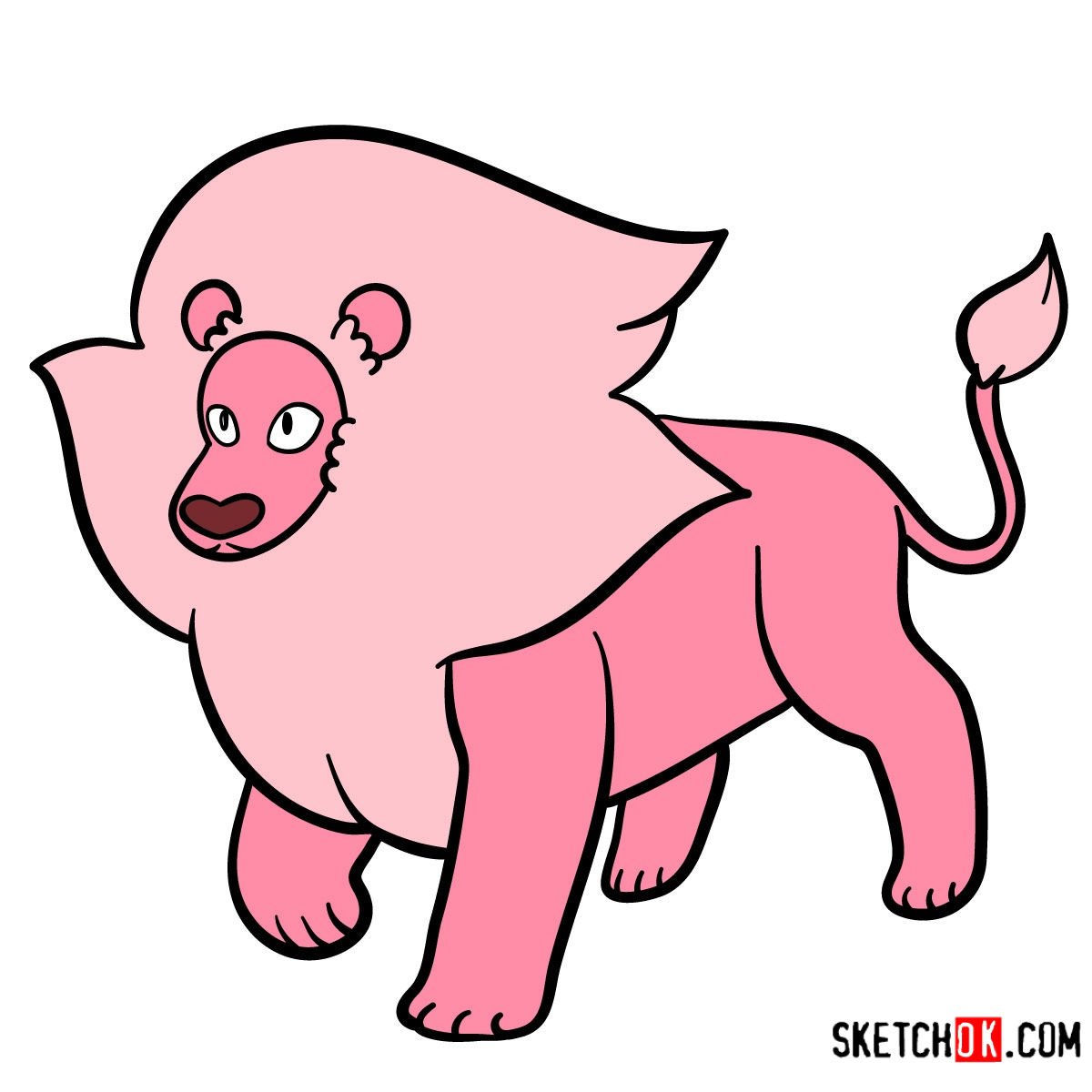 How to draw Lion | Steven Universe