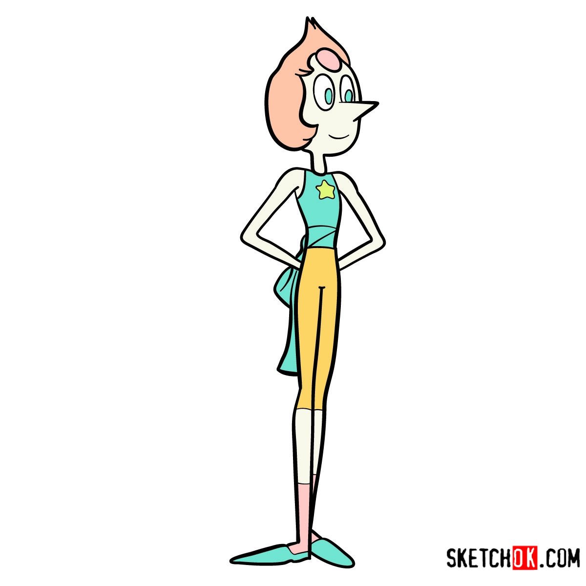 How to draw Pearl | Steven Universe