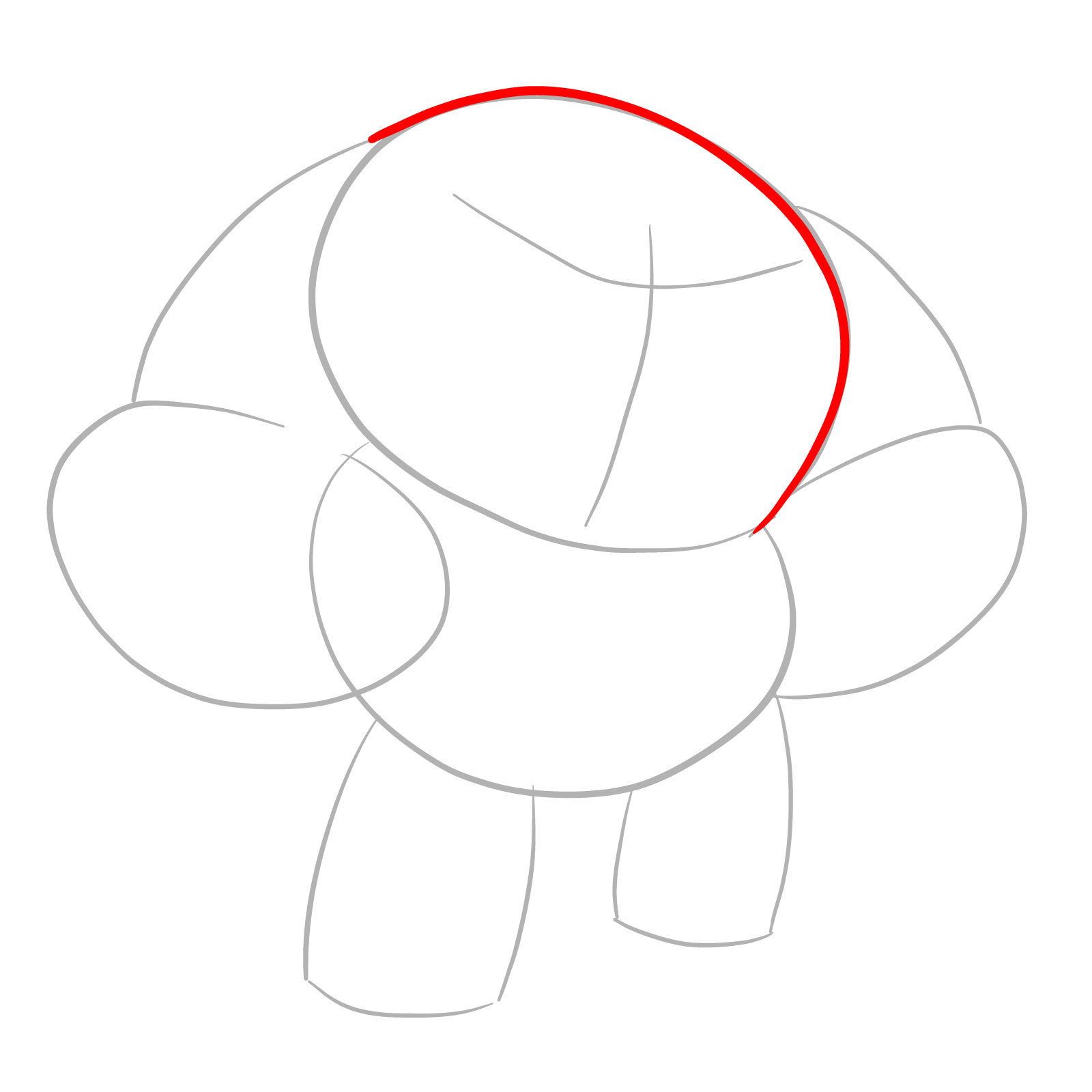 How to draw Cannonbolt (Omniverse Reboot) - step 04