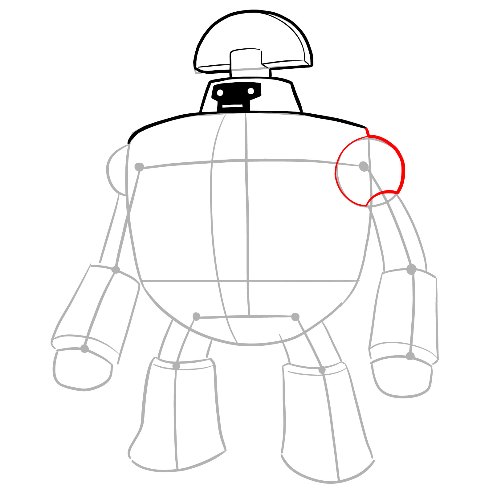 How to draw Clockwork (Ultimate Alien Classic) - step 11
