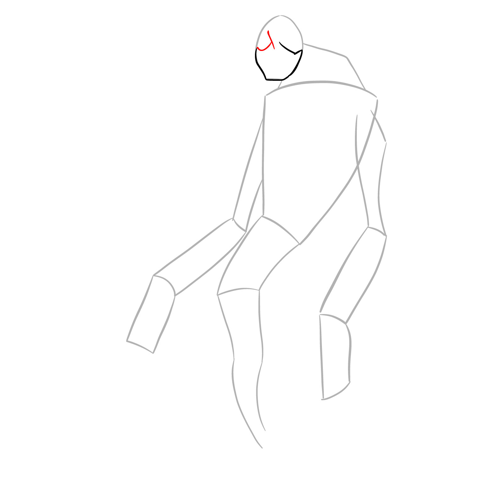 How to draw Zs'Skayr (OS) - step 05