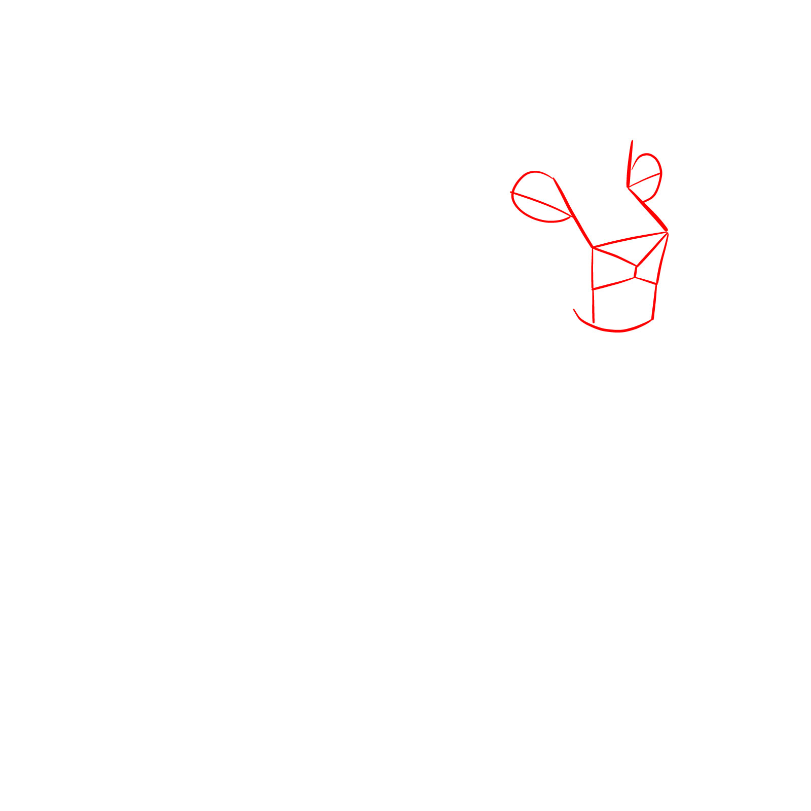 How to draw Tiifu - step 01