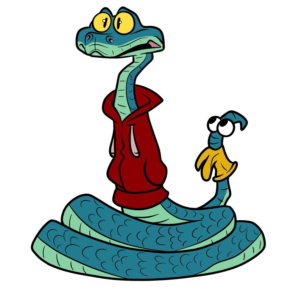 How to Draw Gary De’Snake from Disney’s Zootopia 2 in 19 Steps