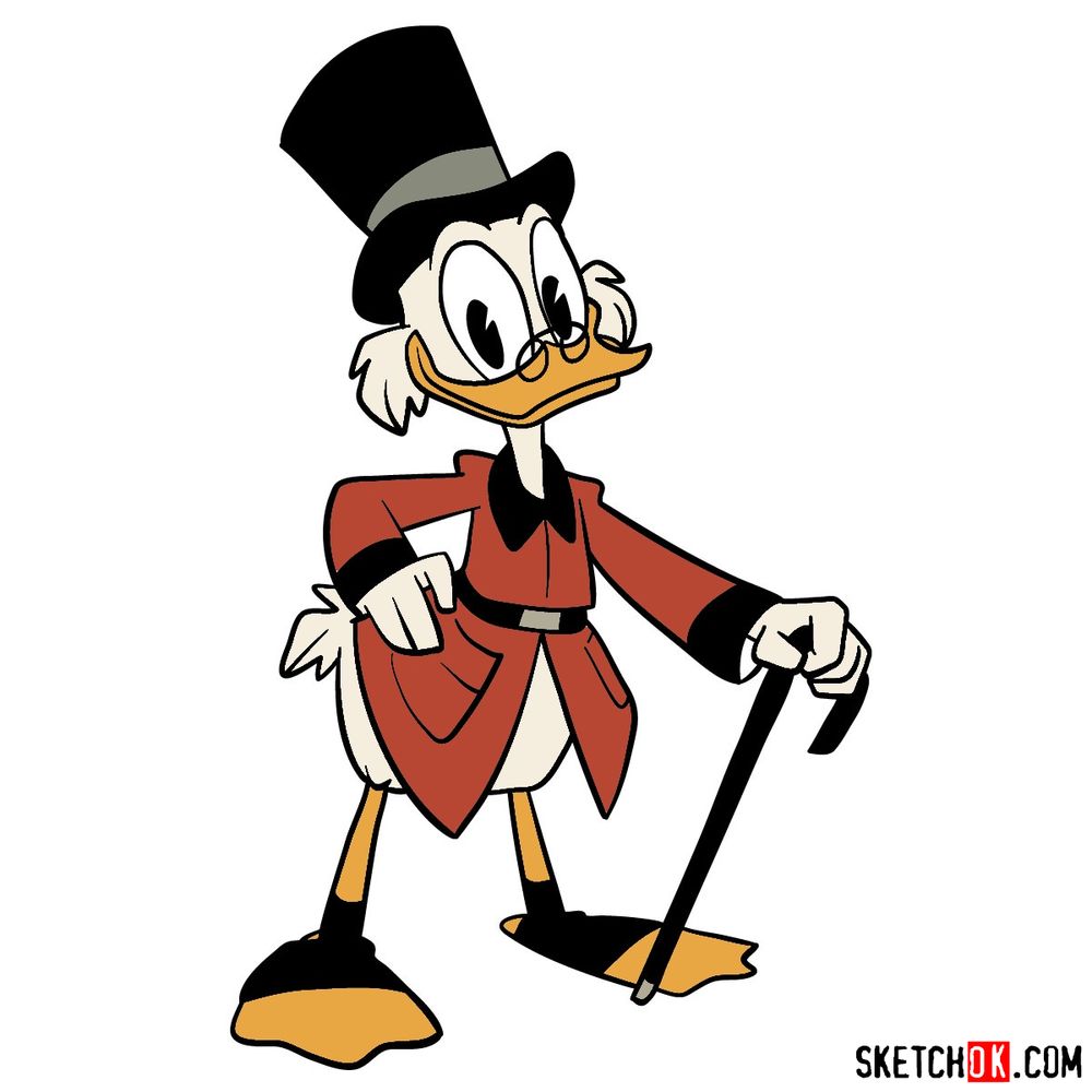 How to draw Scrooge McDuck (2017)