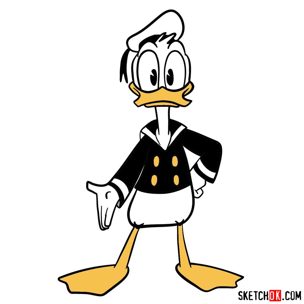 How to draw Donald Duck (2017)