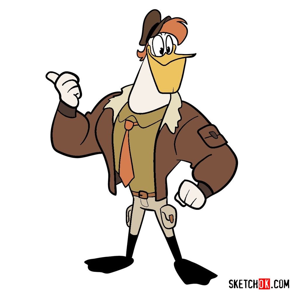How to draw Launchpad McQuack (2017)