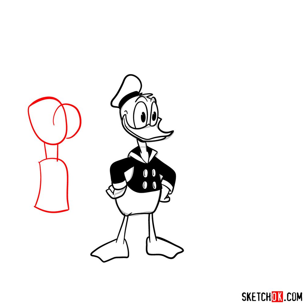 How to draw The Three Caballeros (2017) - step 11