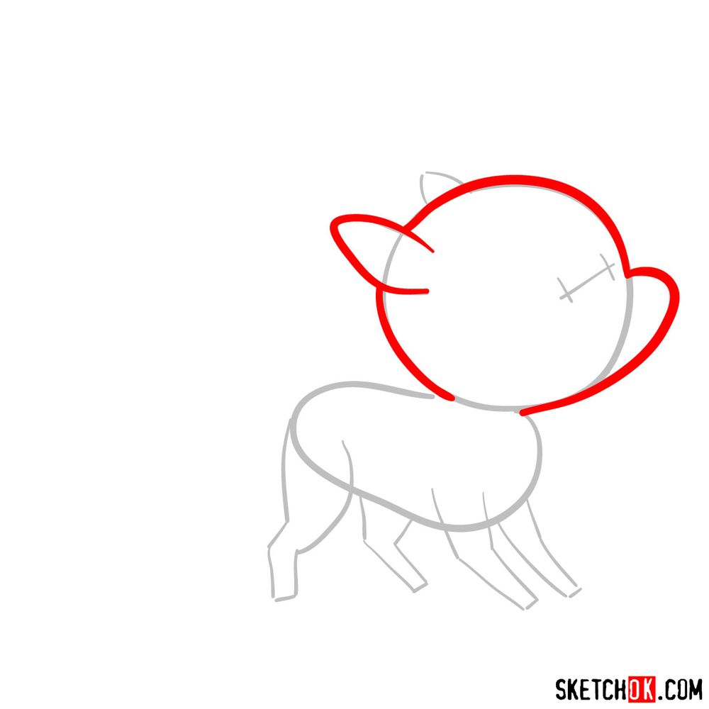 How to draw Twig | Hilda animated series - step 03
