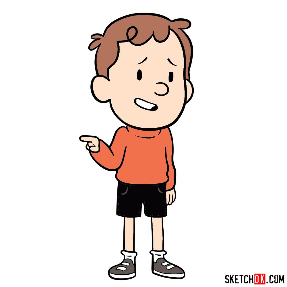 How to draw David | Hilda animated series
