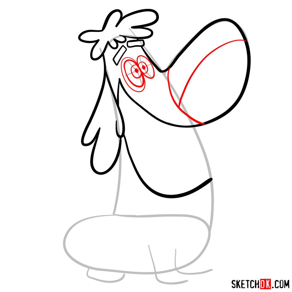 How to draw Sparky, a fairy dog - step 06