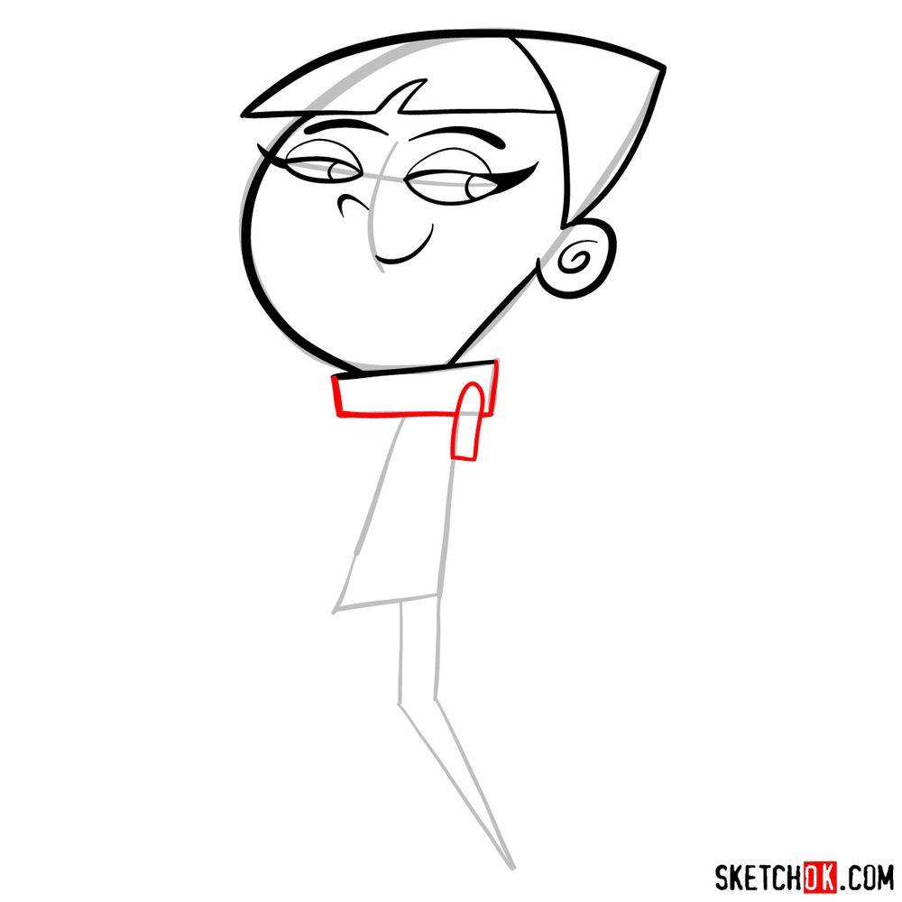 How to draw Trixie Tang - step 07