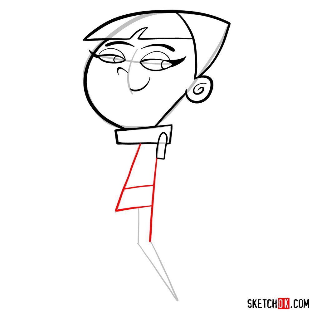 How to draw Trixie Tang - step 08