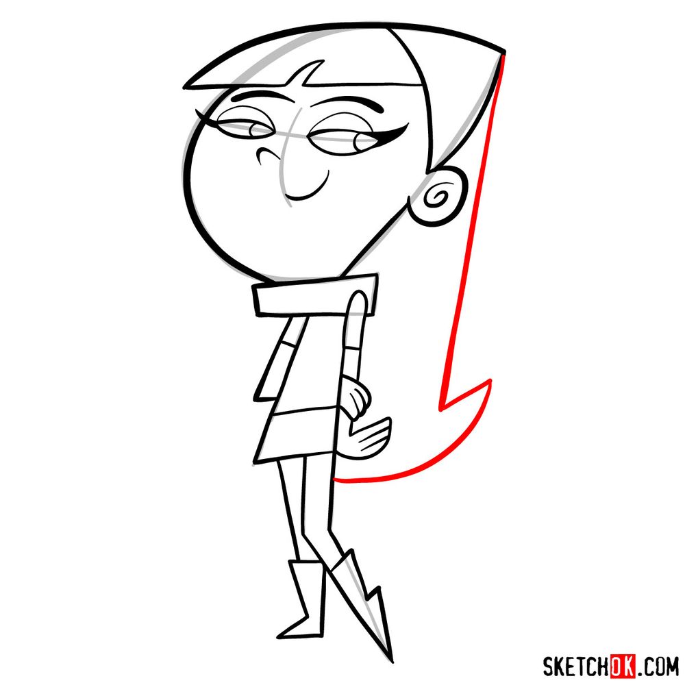 How to draw Trixie Tang - step 12