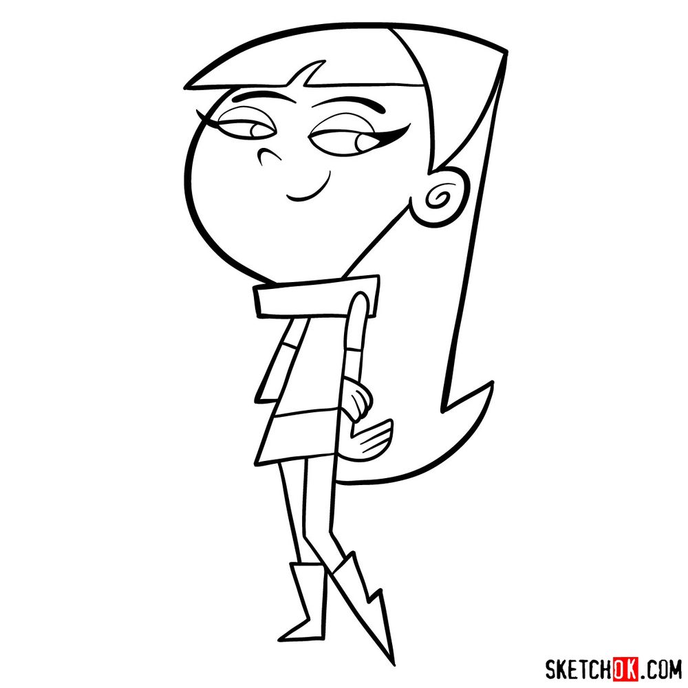 How to draw Trixie Tang - step 13