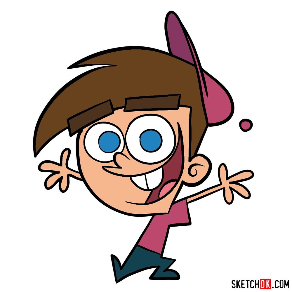 How to draw Timmy Turner