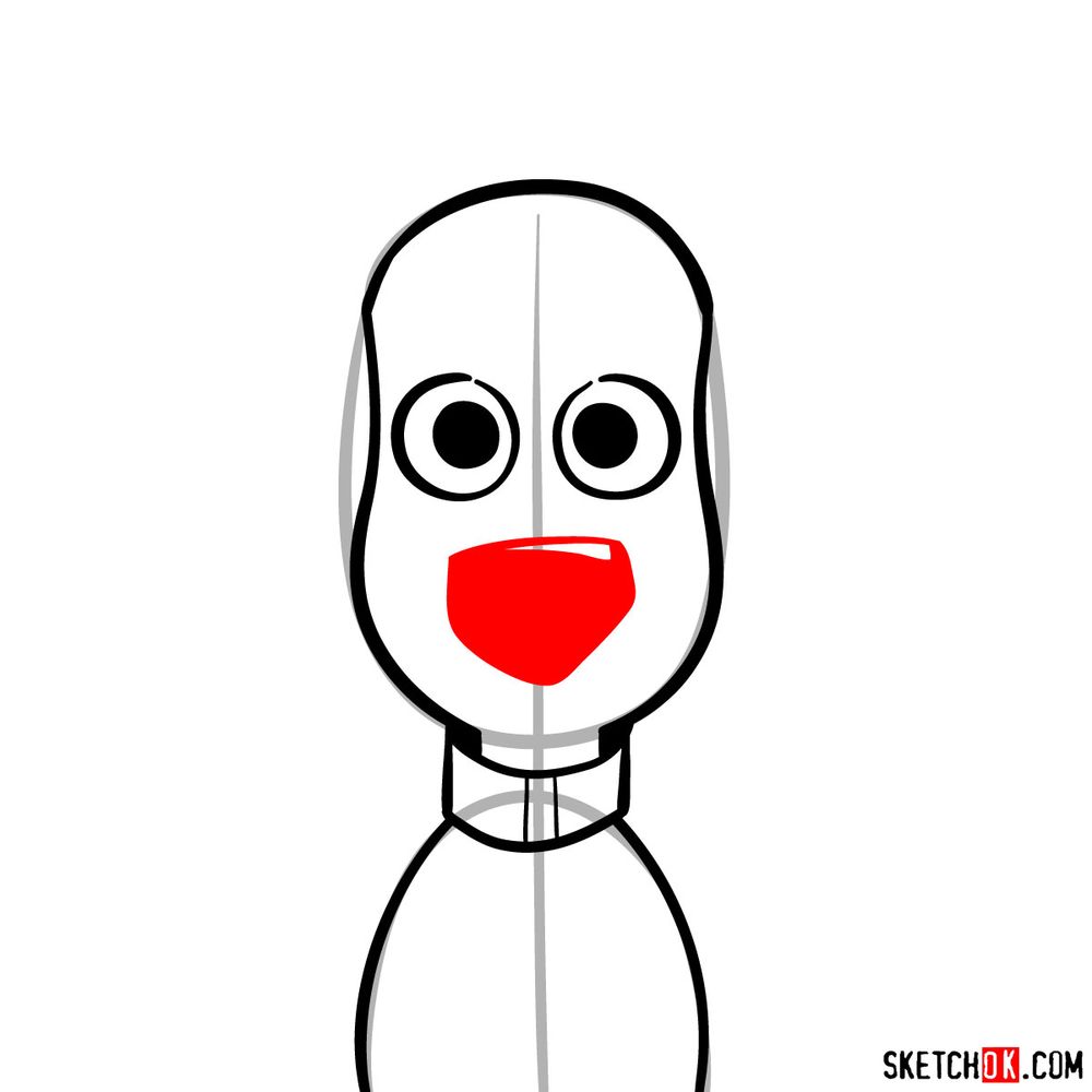 How to draw Dylan Dalmatian - step 05