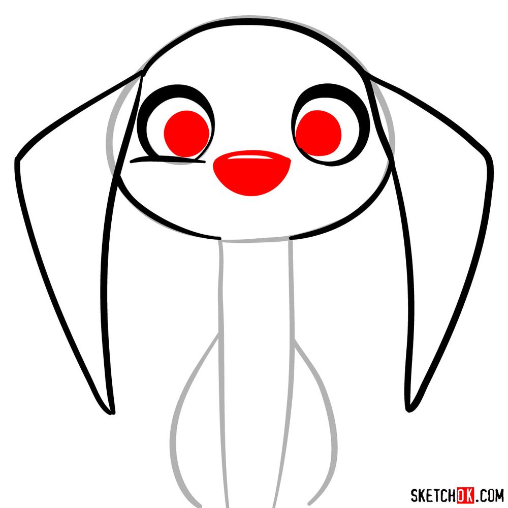How to draw Dolly Dalmatian - step 05