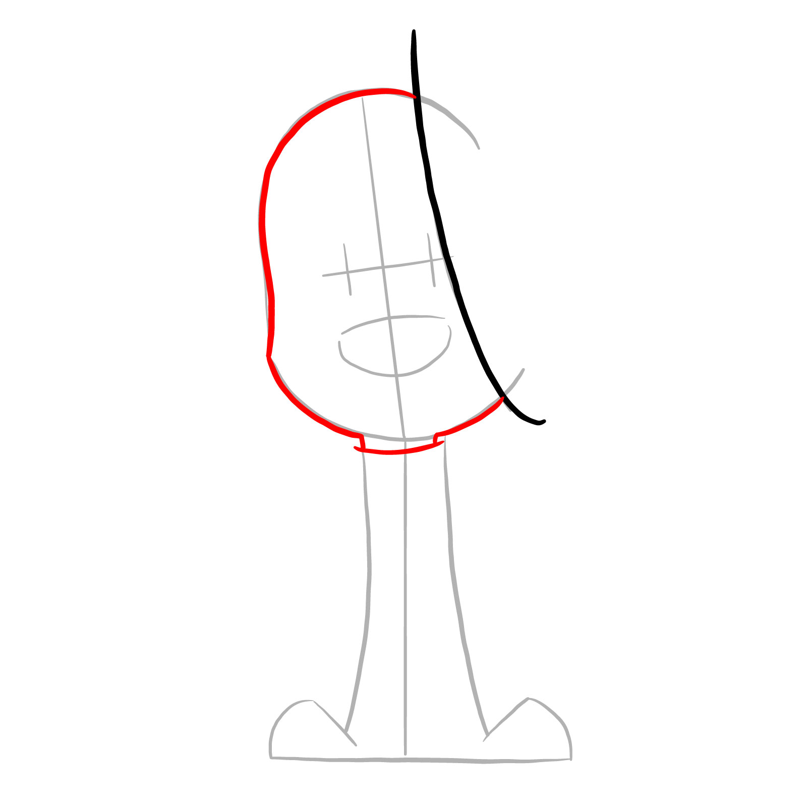 How to draw Da Vinci Dalmatian - step 04