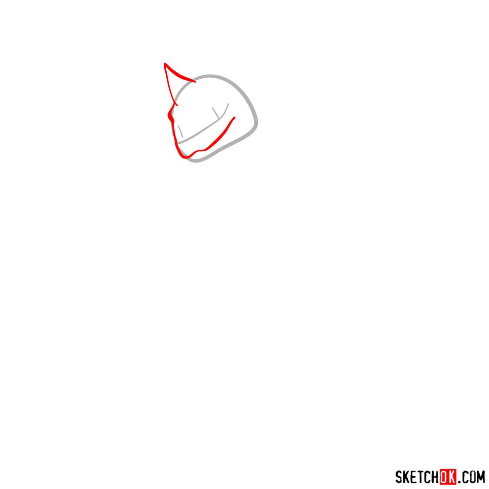 How to draw Sisu - step 02