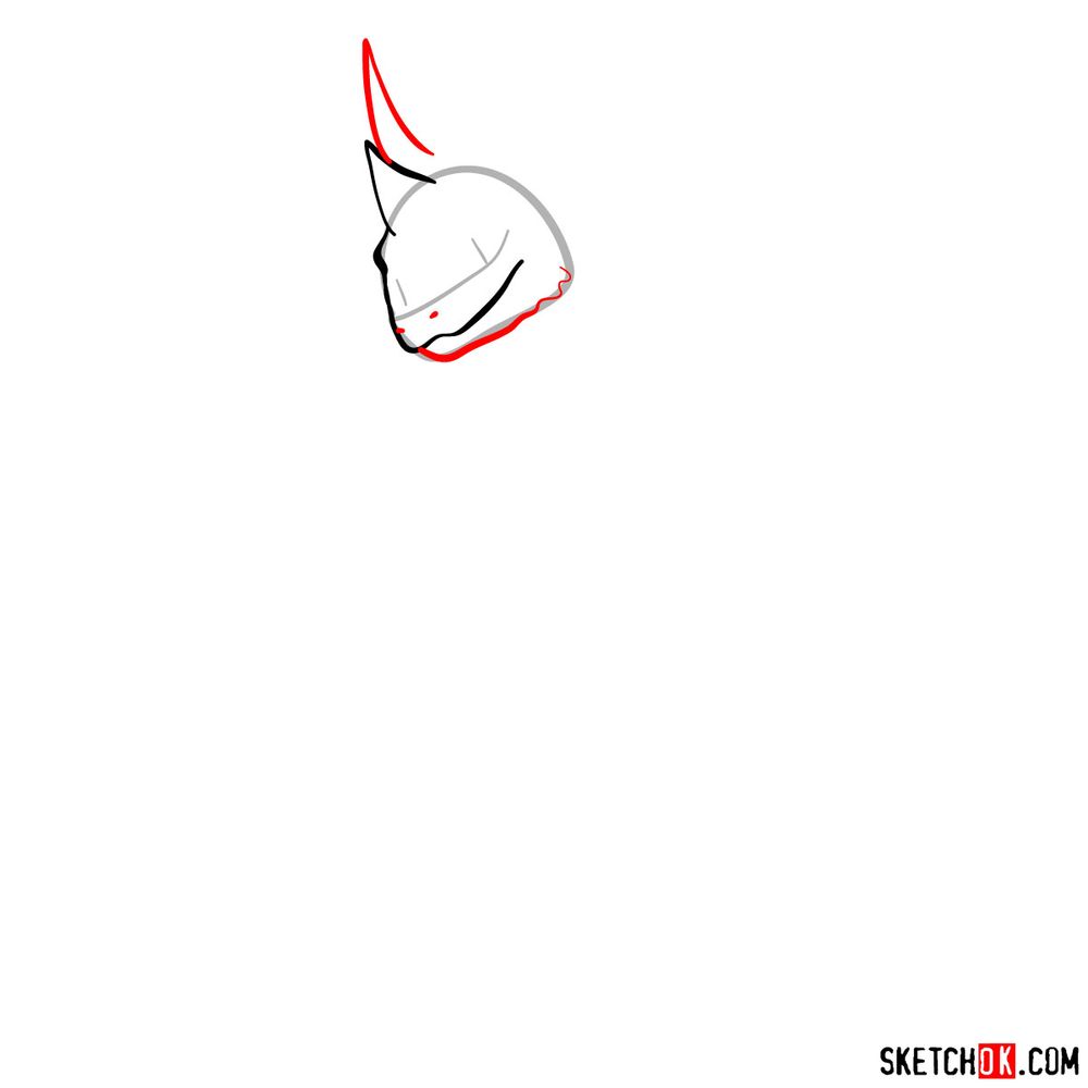 How to draw Sisu - step 03