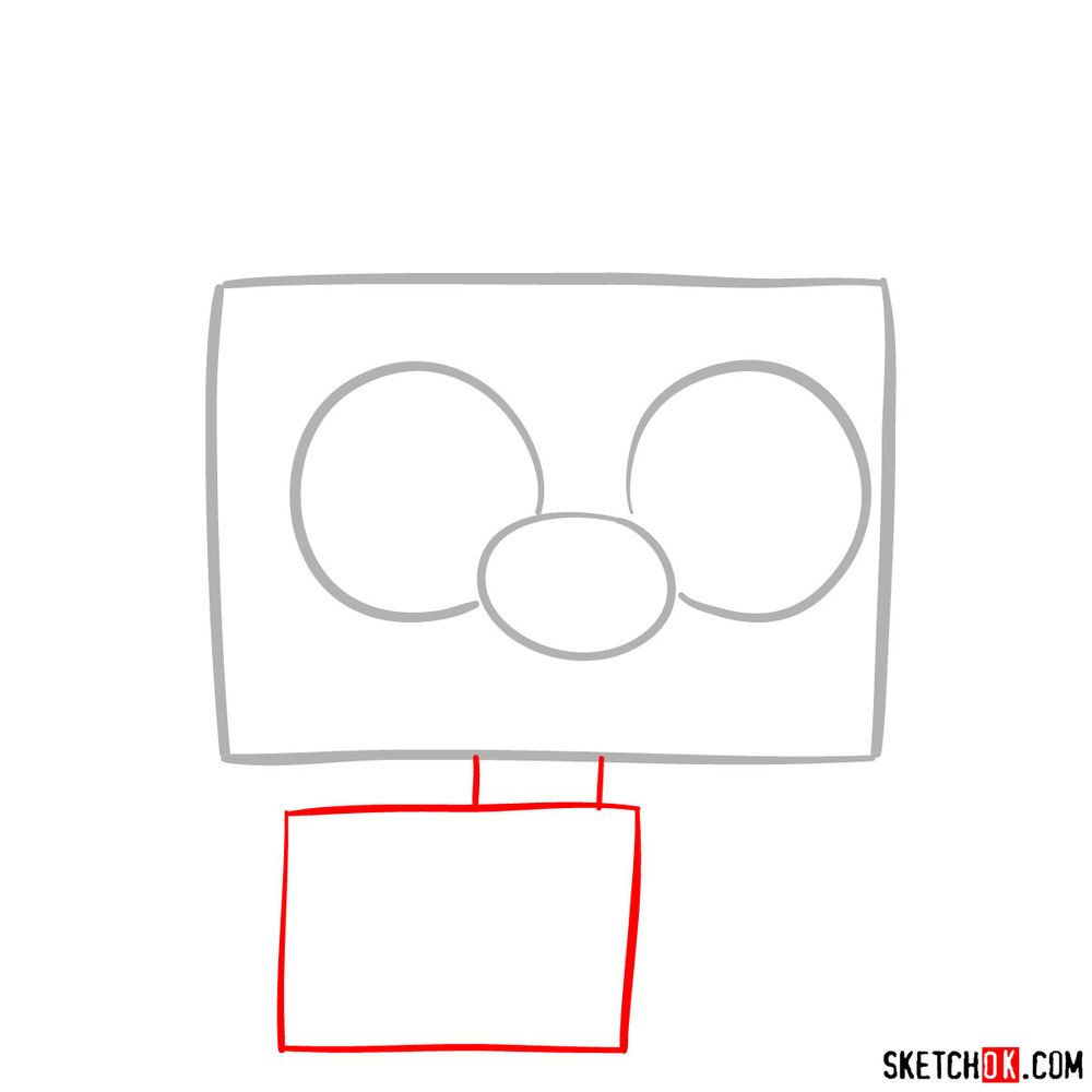 How to draw Puppycorn - step 02
