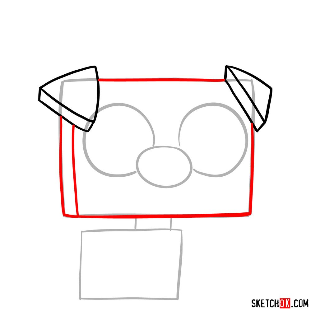 How to draw Puppycorn - step 04